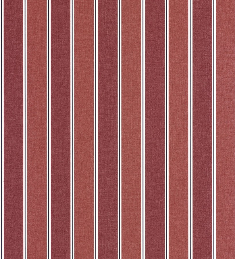 Papel pintado rayas elegantes en tonos rojo y rojo burdeos  Windsor Supreme 684606