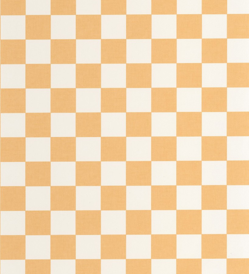 Papel pintado cuadros vichy ocre retro chic  Niger Squared 684607