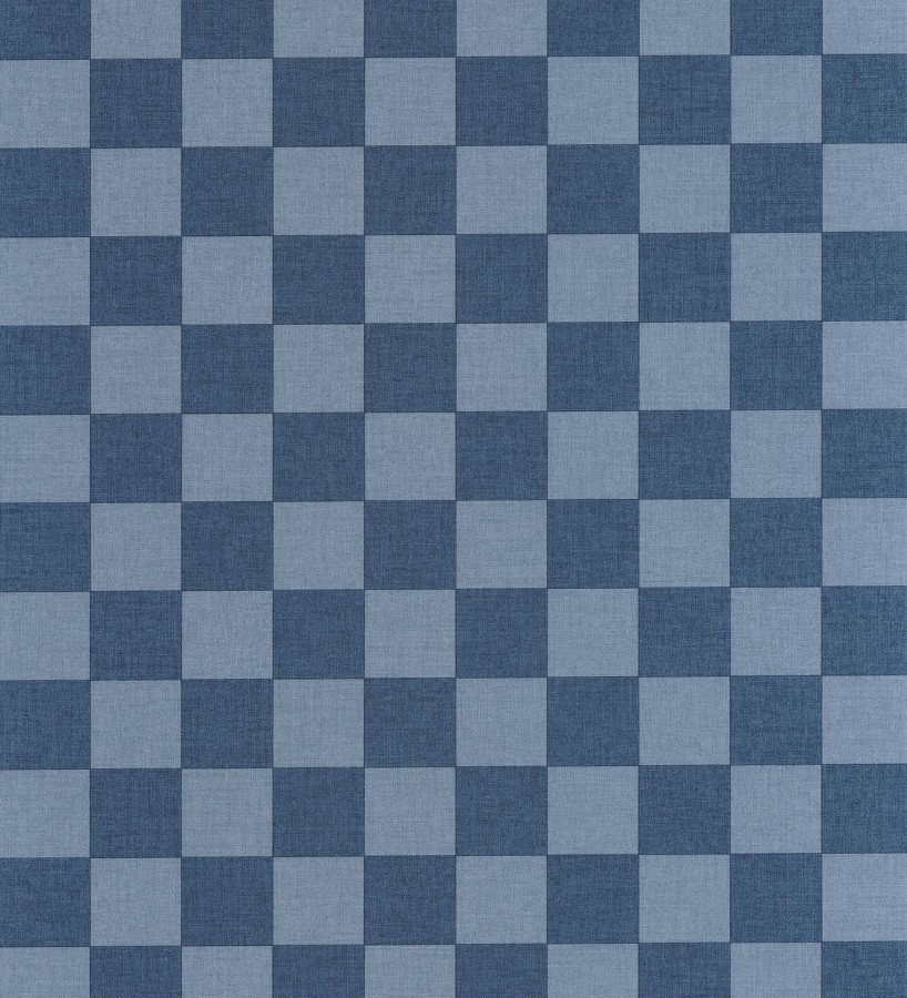 Papel pintado cuadros vichy azul retro chic  Niger Squared 684608
