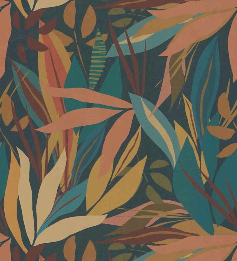 Papel pintado selva tropical abstracta  Djuna Sartoria 684617