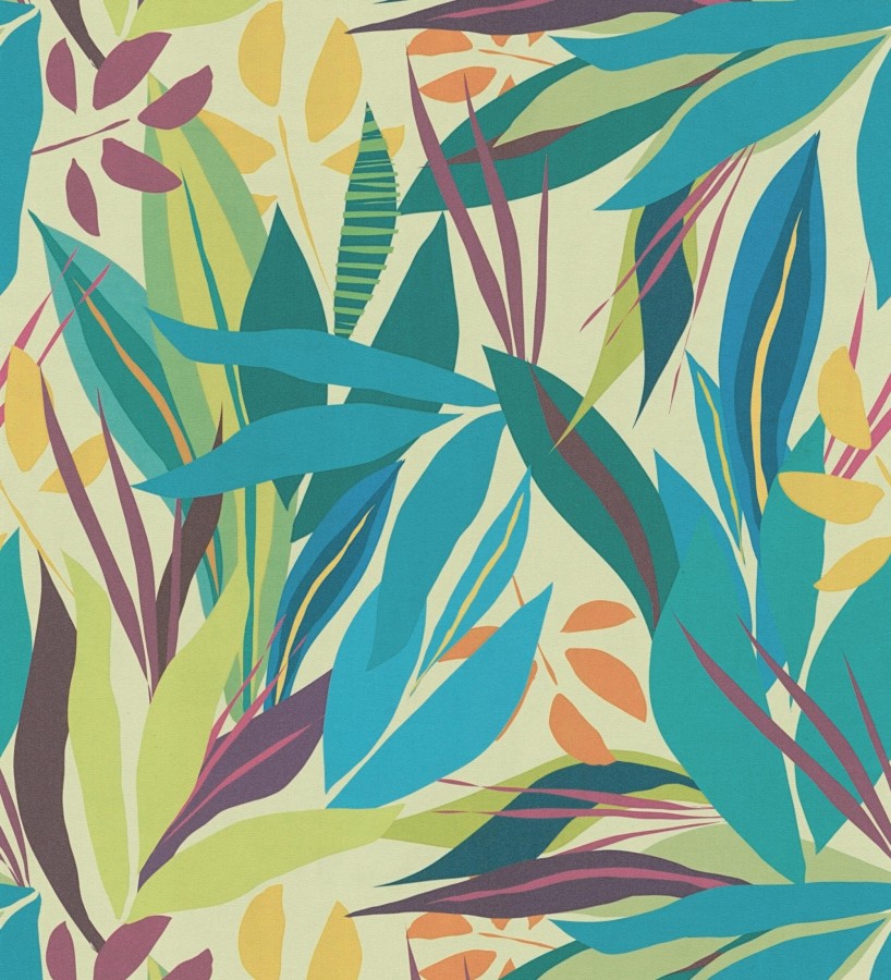 Papel pintado selva tropical abstracta  Djuna Sartoria 684618
