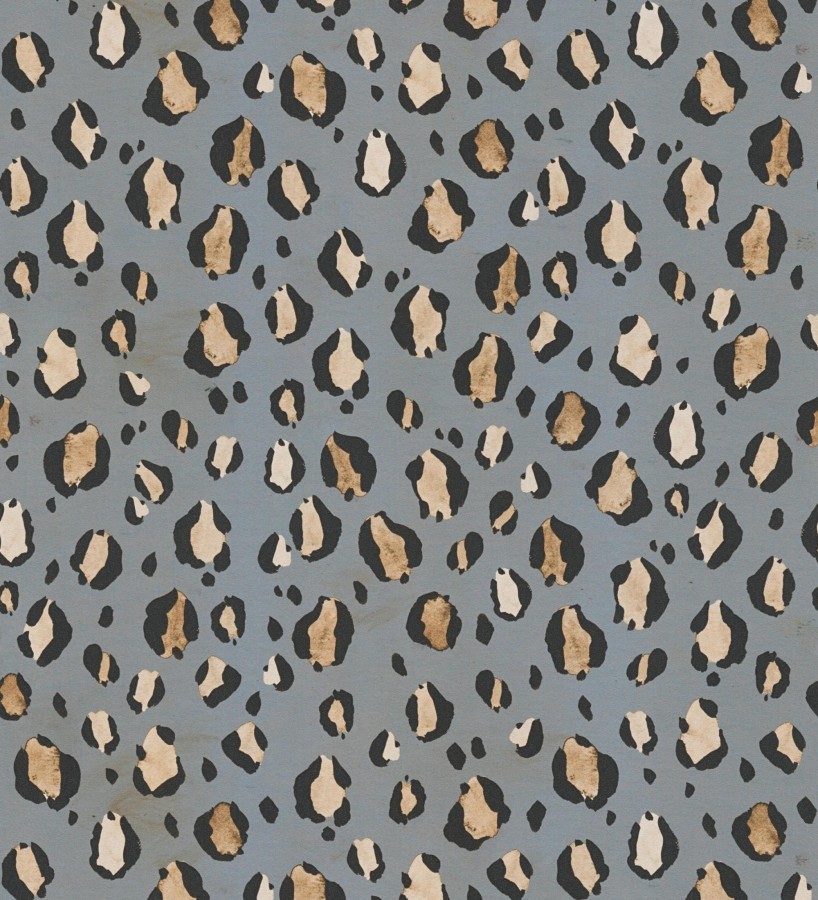 Papel pintado de leopardo clásico animal print  Leila Feline 684630
