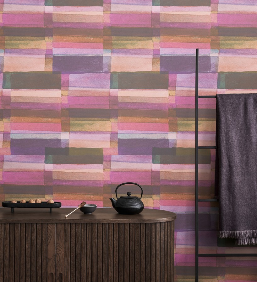 Papel pintado abstracto veladuras acuarela  Raull Washed 684655