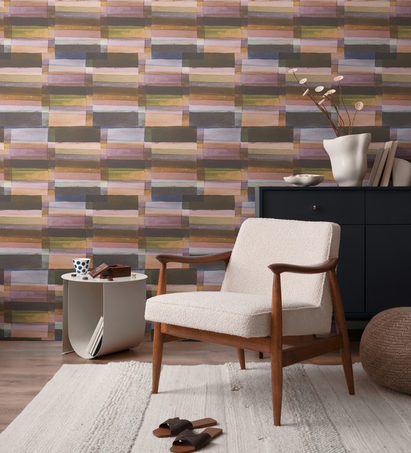 Papel pintado abstracto veladuras acuarela  Raull Washed 684656