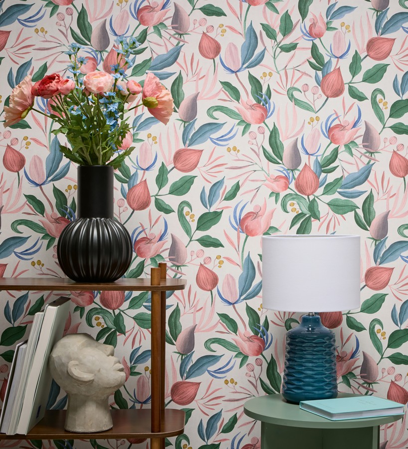 Papel pintado jardín botánico vintage retro  Seville Botanical 684682