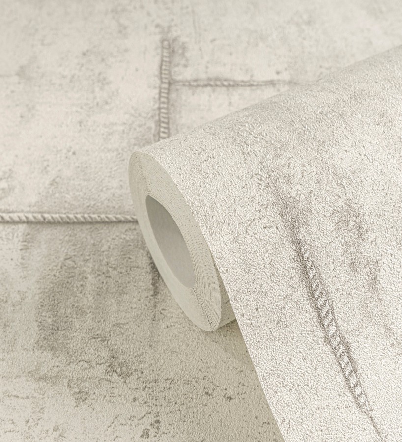 Papel pintado hormigón crudo con marcas de ferralla  Turin Axis 684690