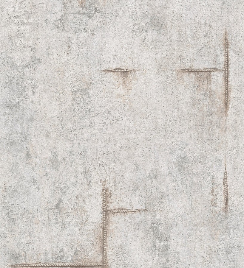 Papel pintado hormigón crudo con marcas de ferralla  Turin Axis 684691