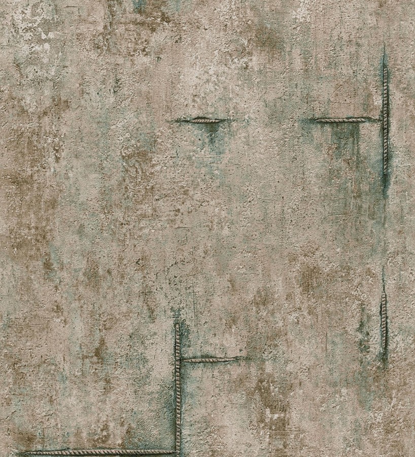 Papel pintado hormigón crudo con marcas de ferralla  Turin Axis 684693