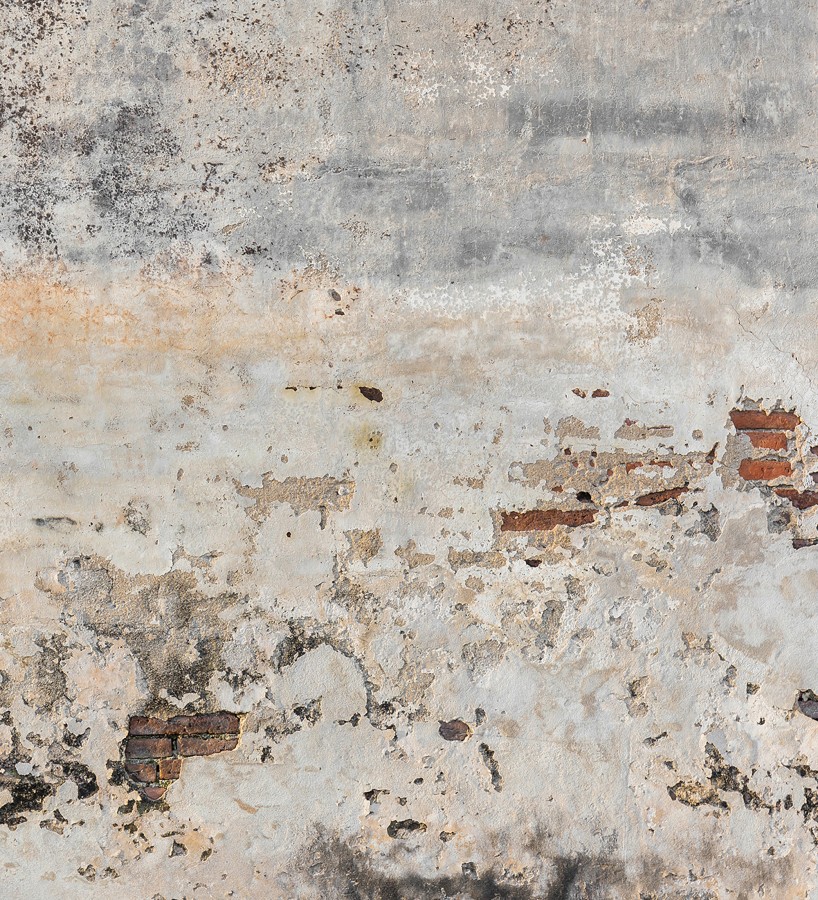 Papel pintado mural de pared de hormigón desgastado con ladrillo visto  Draxen Foundry 684765