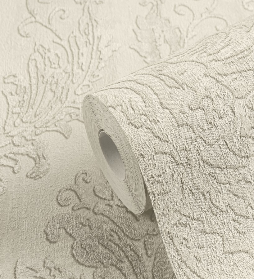 Papel pintado barroco elegante pátina tonos arena  Lombardy Status 684826