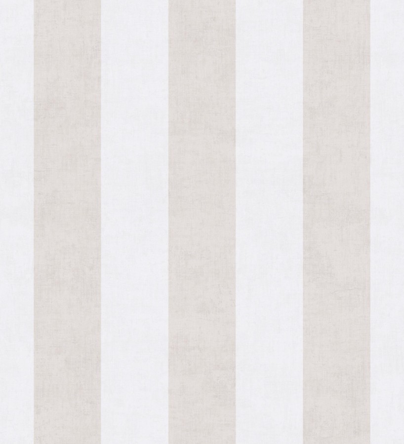 Papel pintado rayas lino desgastado bebé suave en color beige  Strype Cloudy 684842