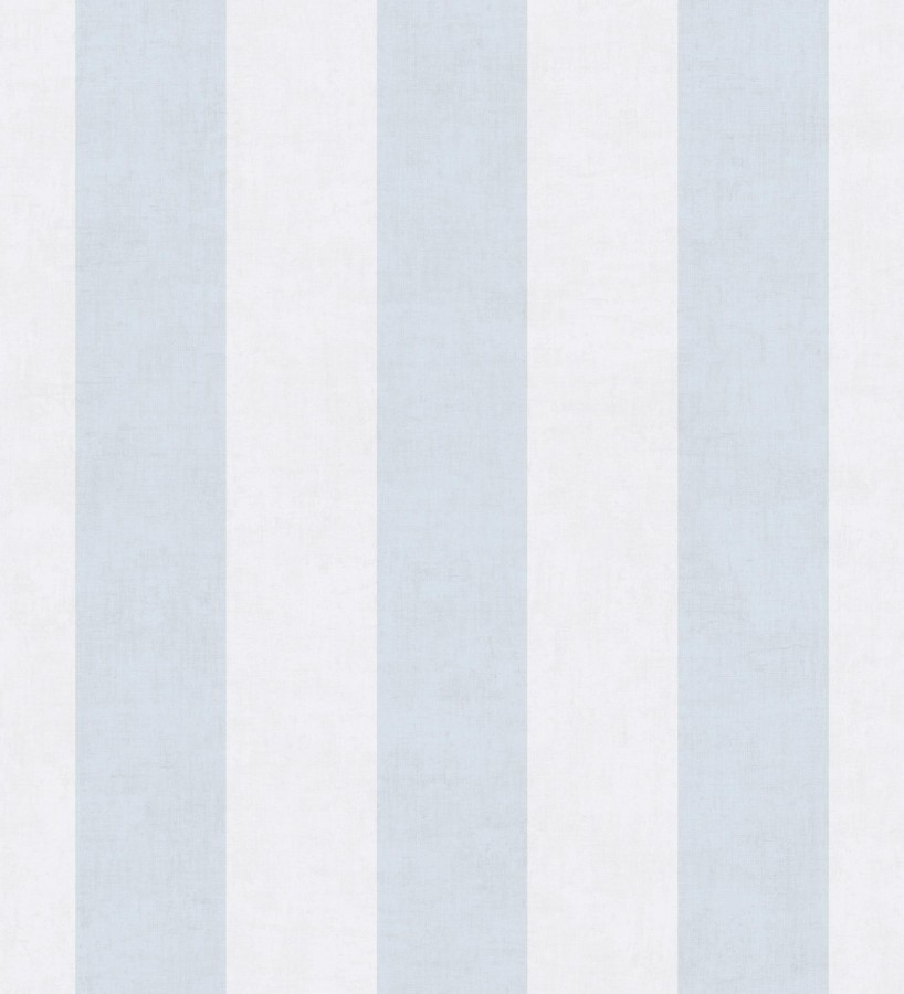 Papel pintado rayas lino desgastado bebé suave en color celeste  Strype Cloudy 684845