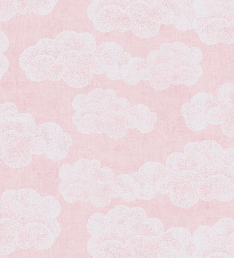 Papel pintado nubes algodón color beige neutro suave para niños y bebé  Sugar Puffy 684868