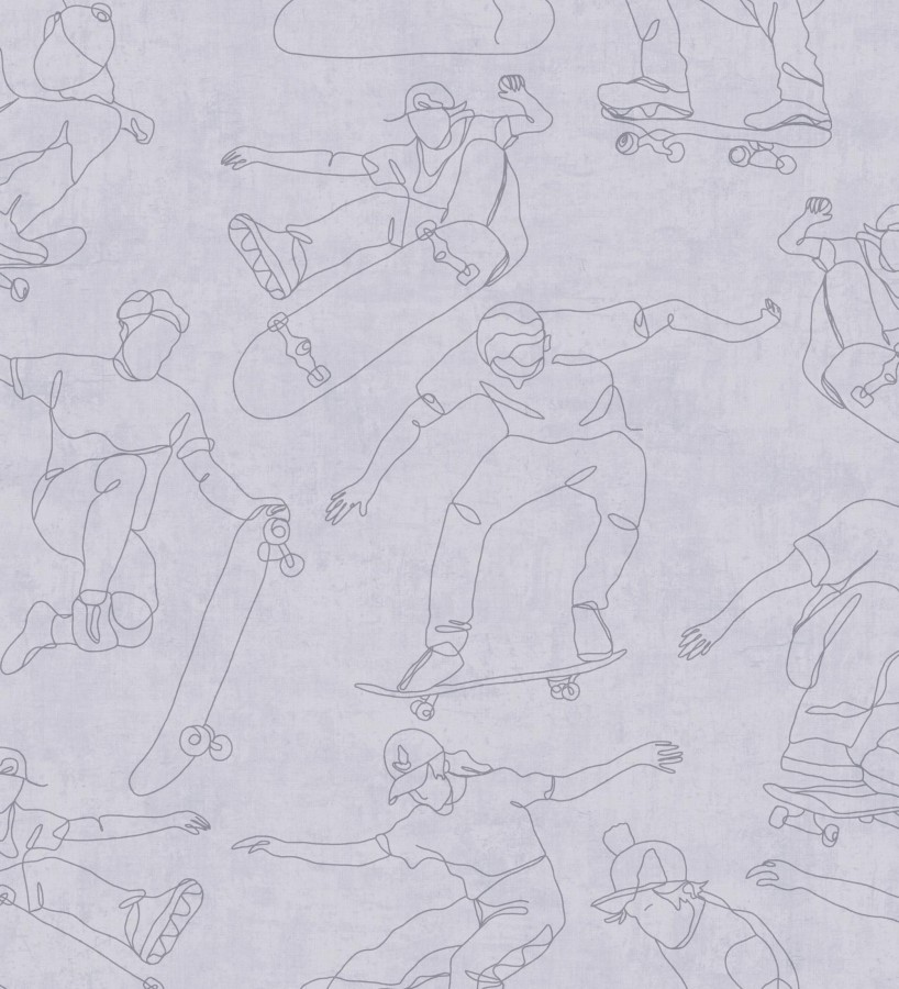 Papel pintado juvenil de monopatines urbano skate art  Tony Skye 684879