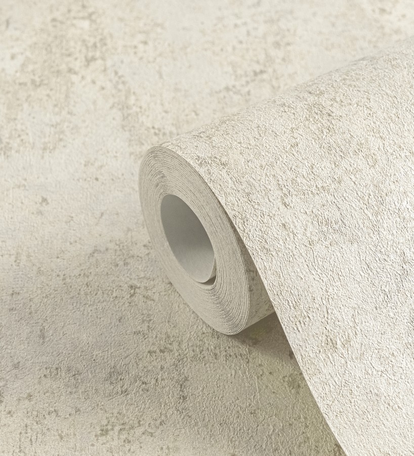 Papel pintado mortero a la cal beige texturizado mate  Somad Concrete 684900