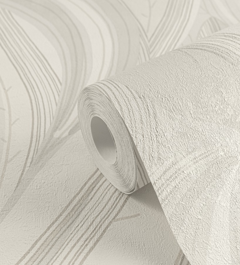 Papel pintado hojas vibrantes en grabado retro texturizado  Hibiscus Lush 684909