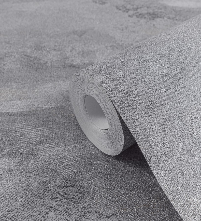 Papel pintado lienzo con nubes bronce evanescentes fondo gris  Ocean Bold 684912