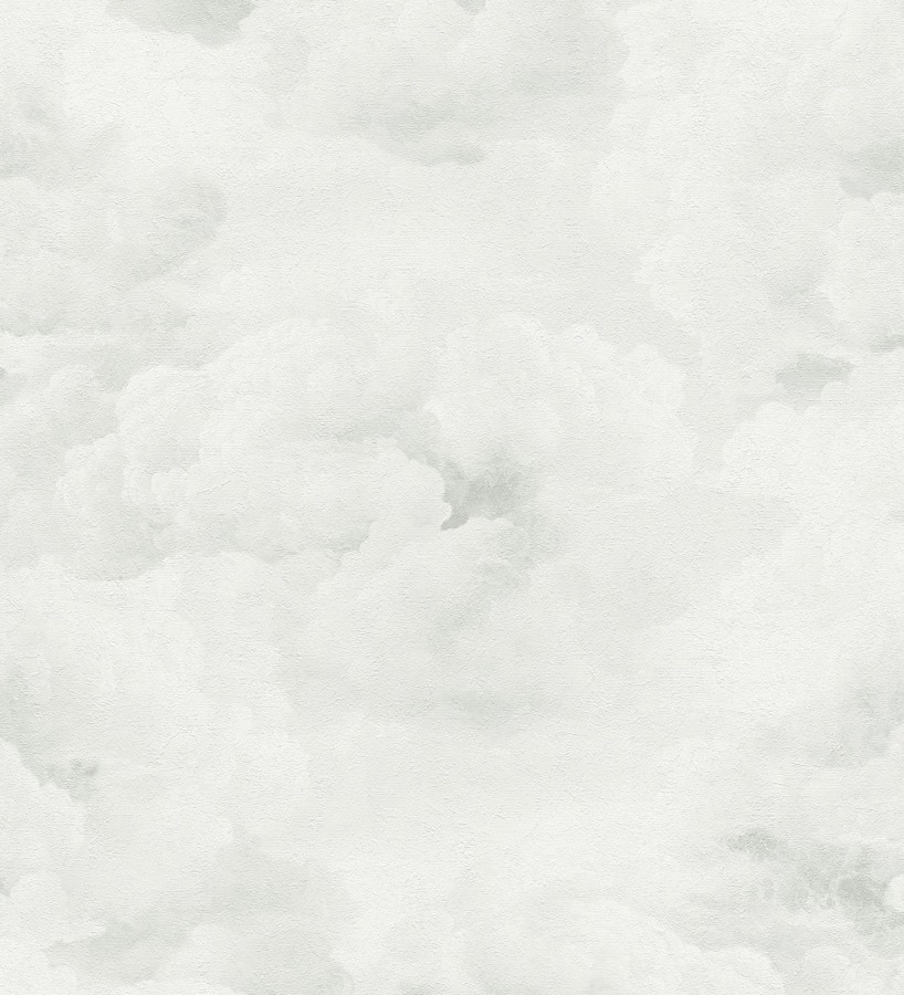 Papel pintado de nubes con textura de pintura al óleo y estilo etéreo blanco roto  Skye Eden 684934