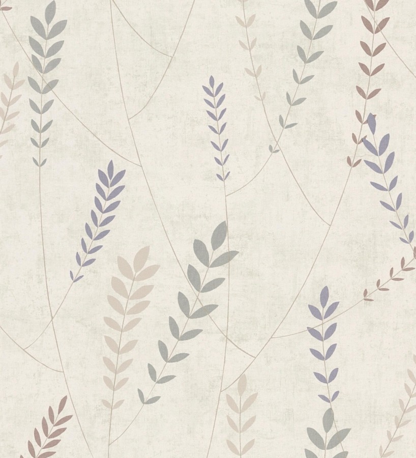 Papel pintado espigas estilo nórdico fondo estuco suave beige claro  Laurel Breezy 684938