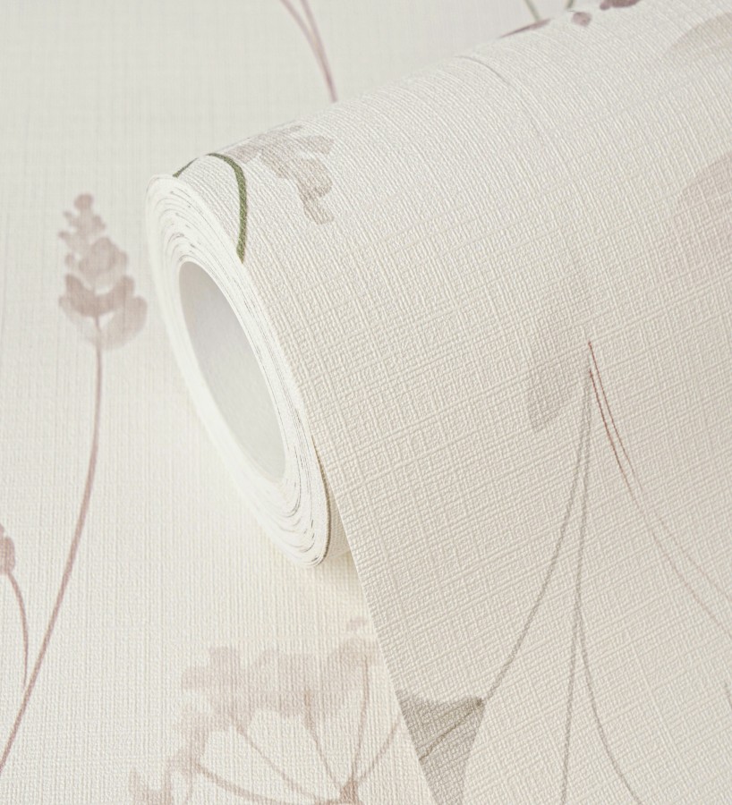 Papel pintado flores silvestres vintage en acuarela fondo texturizado  Sora Painted 684990