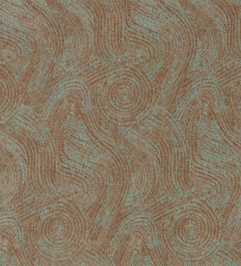 Papel pintado mosaico tribal étnico de ondas artesanales  Boldhi Canopi 685074