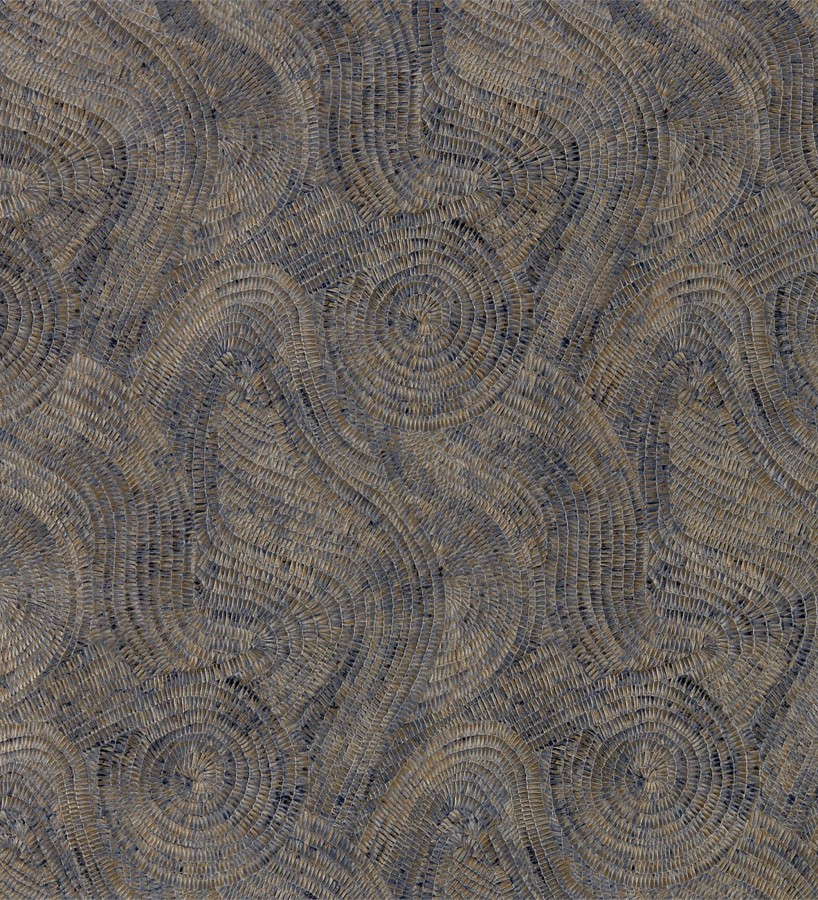 Papel pintado mosaico tribal étnico de ondas artesanales  Boldhi Canopi 685075