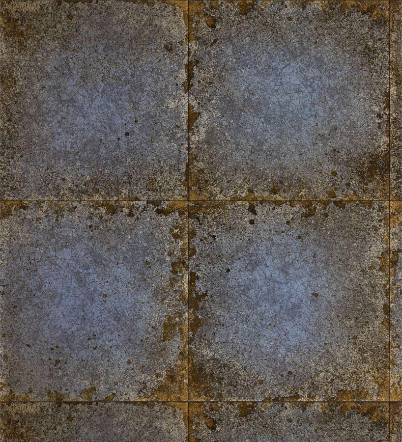Papel pintado de baldosas de piedra envejecido estilo vintage natural  Varanasi Archaic 685079