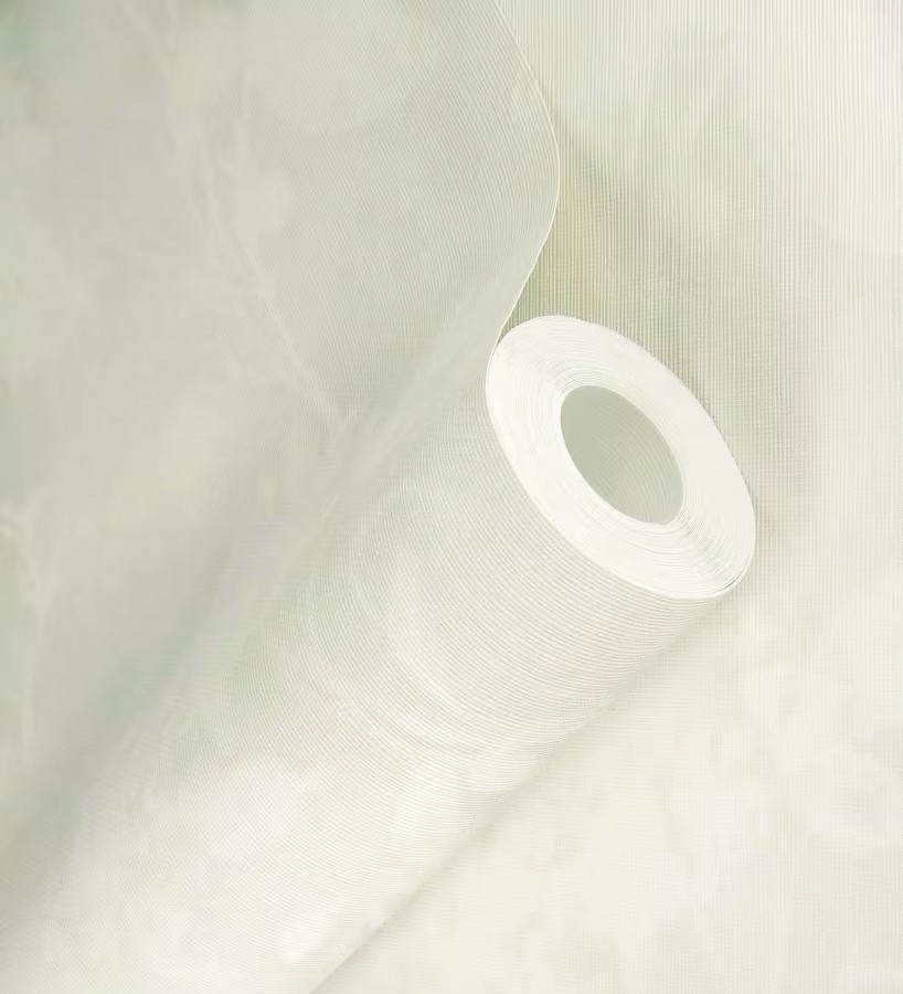 Papel pintado siluetas florales gris textura lienzo  Provence Romantic 685117