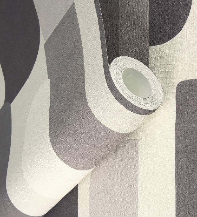 Papel pintado composición geométrica de vanguardia fondo texturizado  Century Balanced 685136