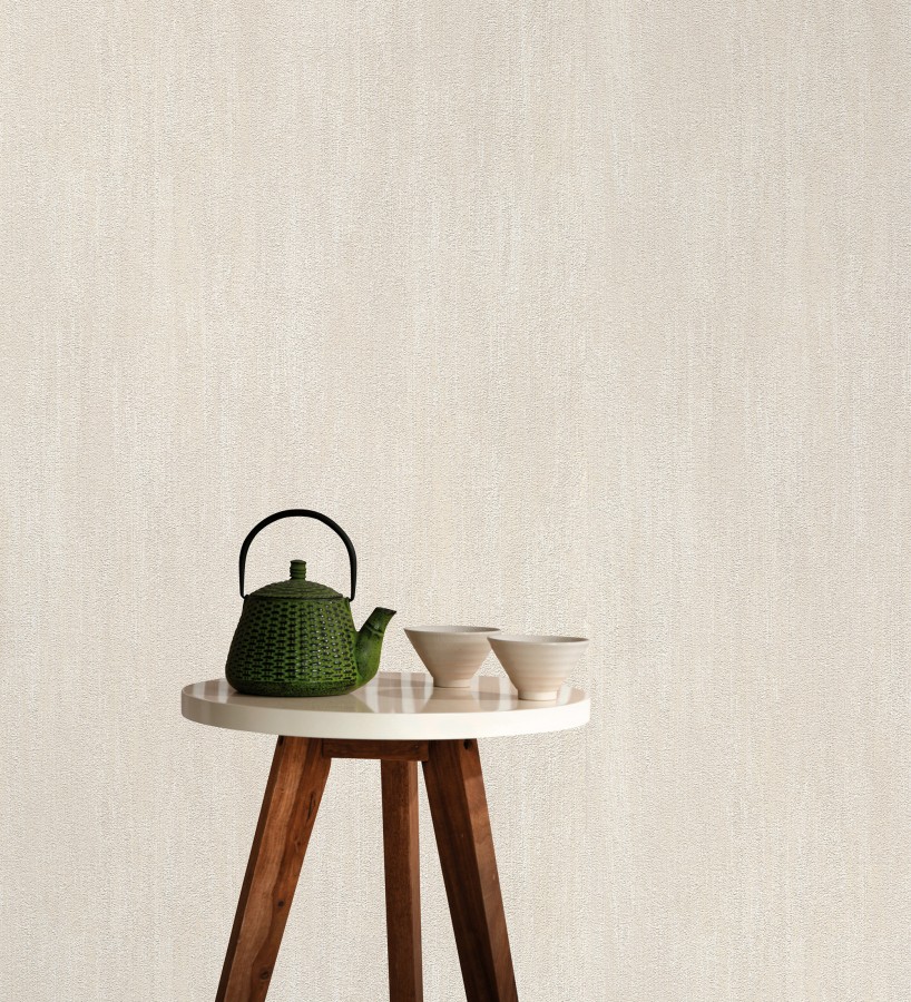 Papel pintado estuco cal efecto arenoso beige  Stucco Denim 685152