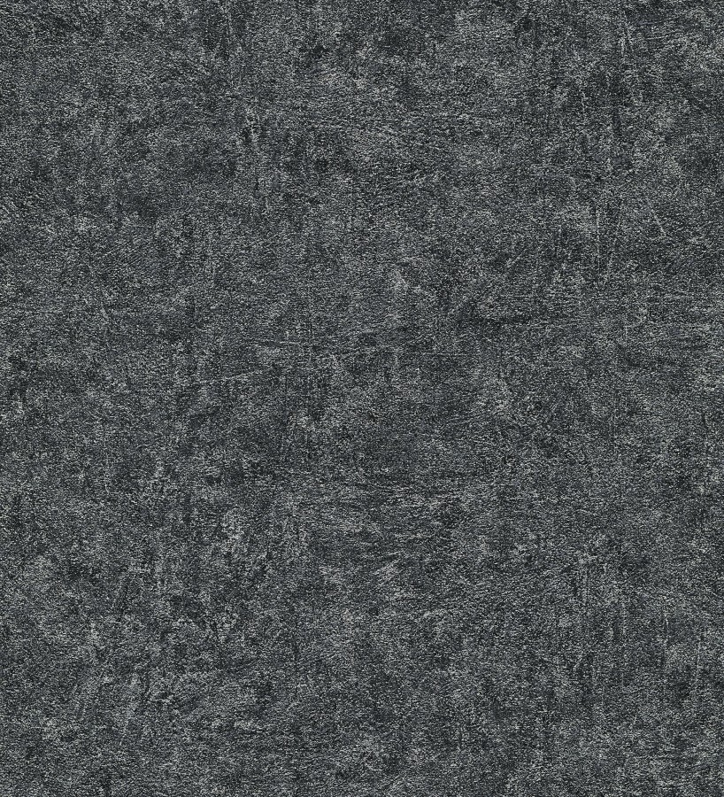 Papel pintado pizarra metalizada relieve diseño mineral  Etna Obsidian 685168