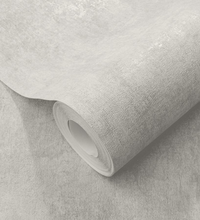 Papel pintado cemento industrial gris perla mate minimalista  Lecce Stone 685172