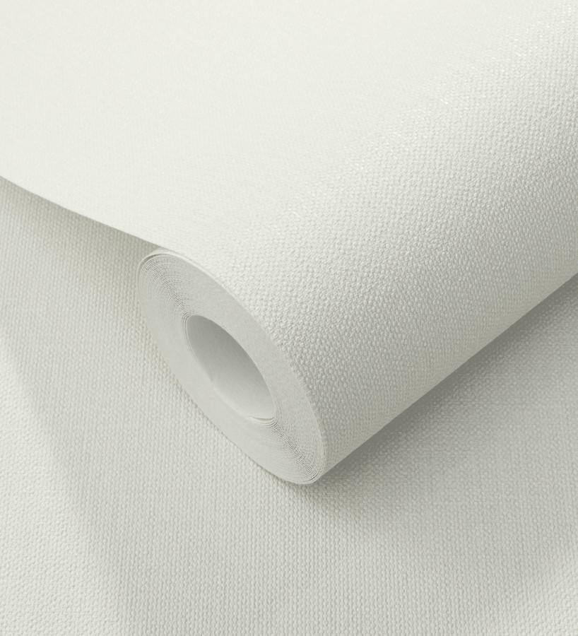 Papel pintado lino blanco roto efecto tejido natural en relieve  Flanders Linen 685173