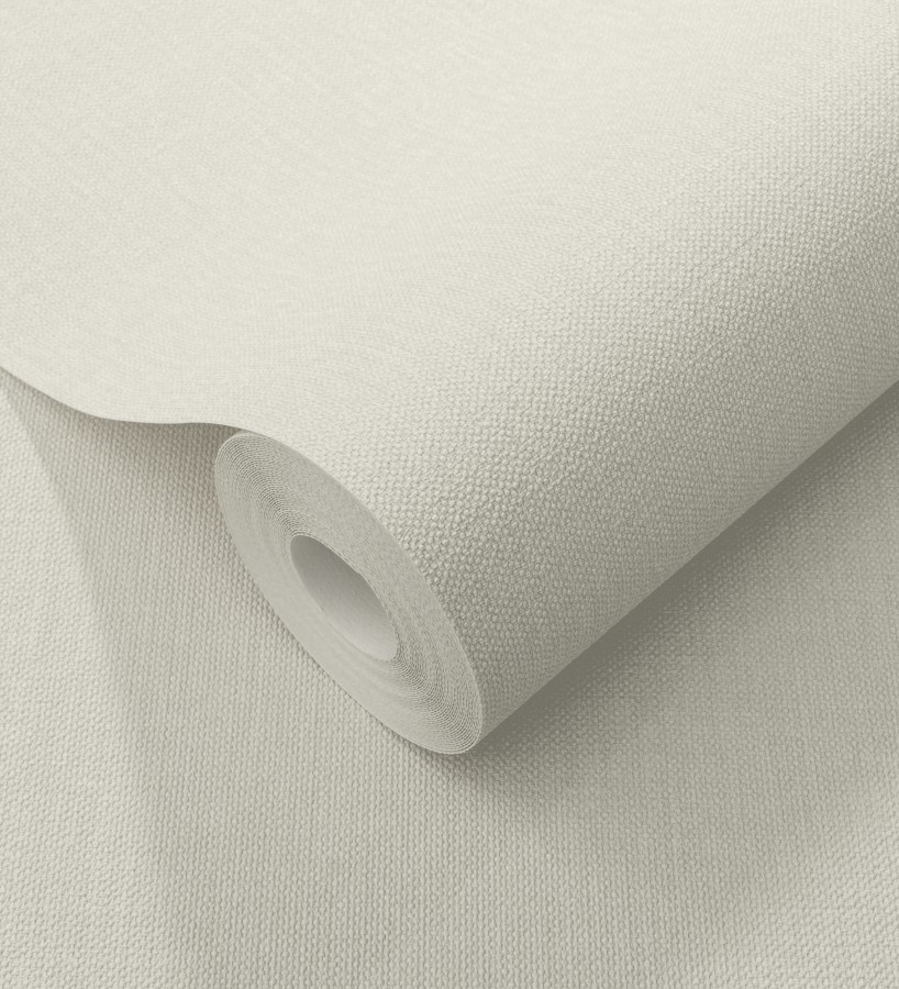 Papel pintado lino beige efecto tejido natural en relieve  Flanders Linen 685175