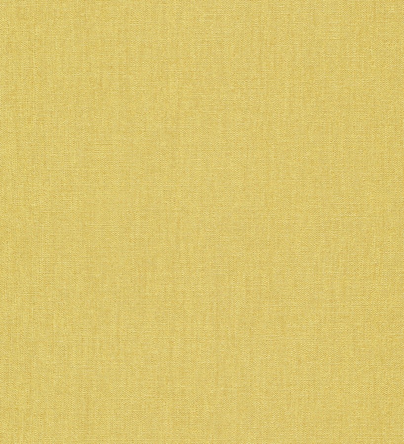 Papel pintado arpillera tono mostaza textil  Zanzibar Raffia 685179