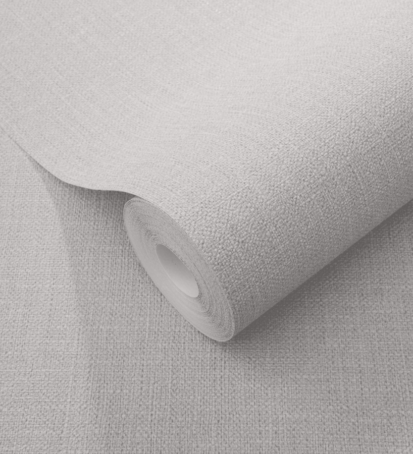 Papel pintado arpillera gris ceniza textil  Zanzibar Raffia 685183