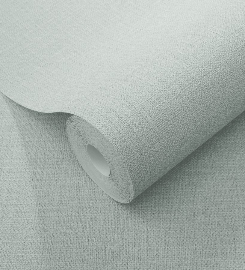 Papel pintado arpillera aguamarina textil  Zanzibar Raffia 685195