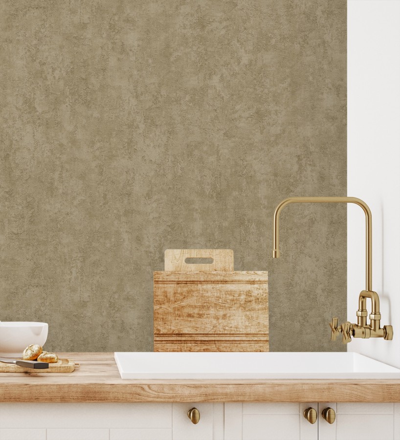 Papel pintado estuco tonos arcilla relieve mineral  Rodes Weathered 685199
