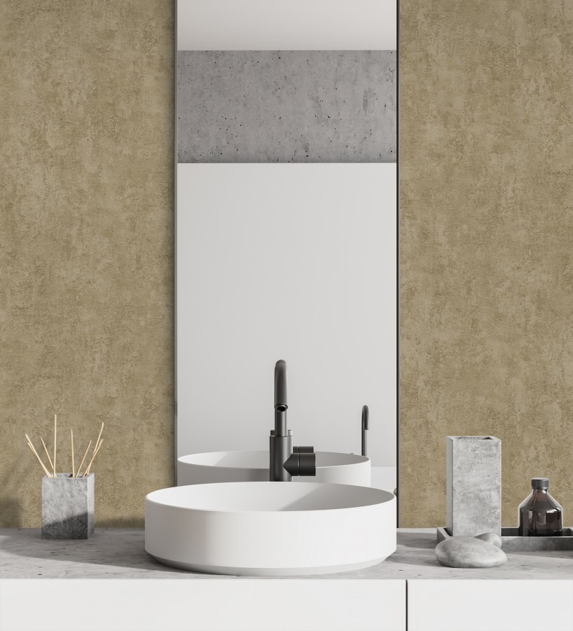 Papel pintado estuco tonos arcilla relieve mineral  Rodes Weathered 685199