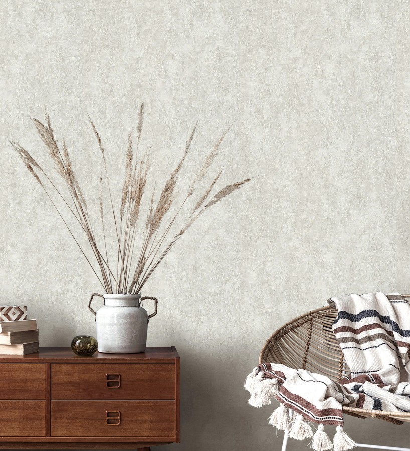 Papel pintado estuco tonos caliza relieve mineral  Rodes Weathered 685200