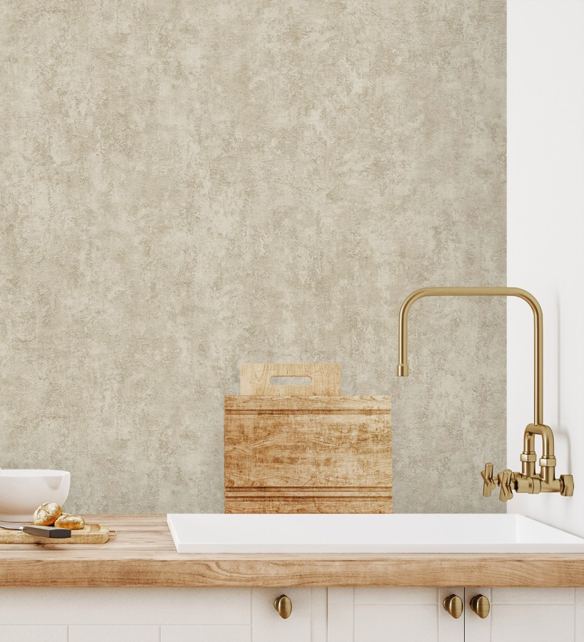 Papel pintado estuco piedra natural relieve mineral  Rodes Weathered 685202