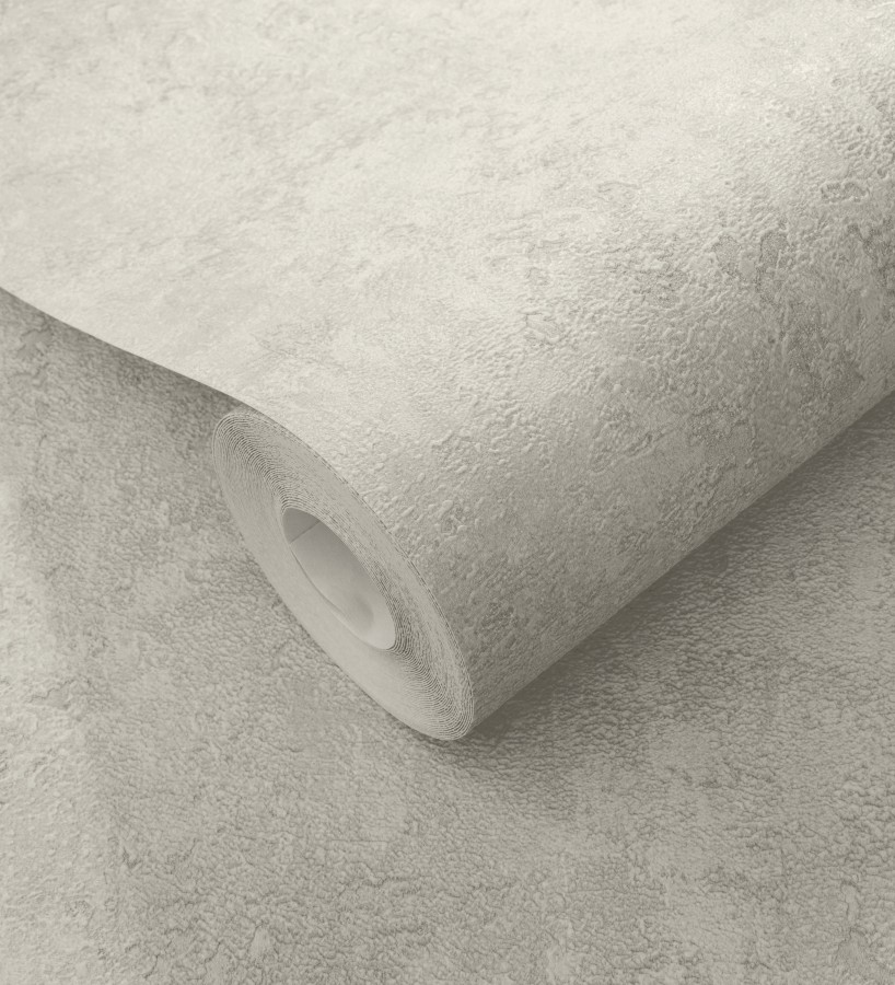 Papel pintado estuco greige relieve mineral  Rodes Weathered 685205