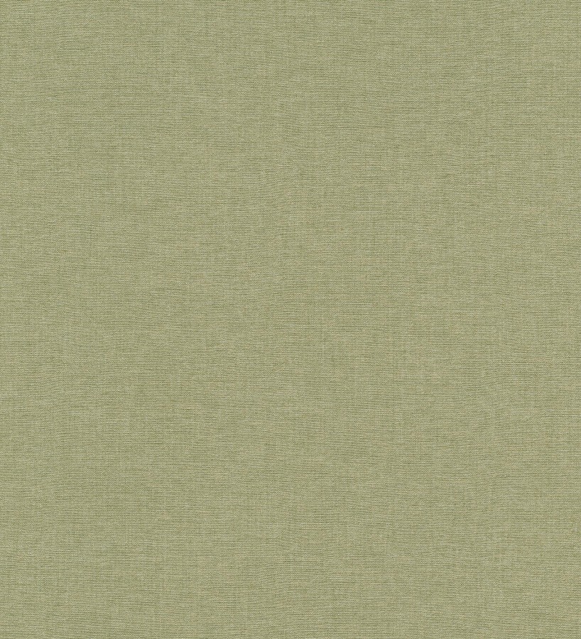 Papel pintado hilos de lino verde musgo  Andine Weave 685210