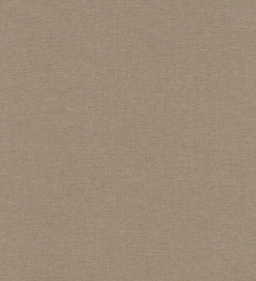 Papel pintado hilos de lino marrón taupe  Andine Weave 685213