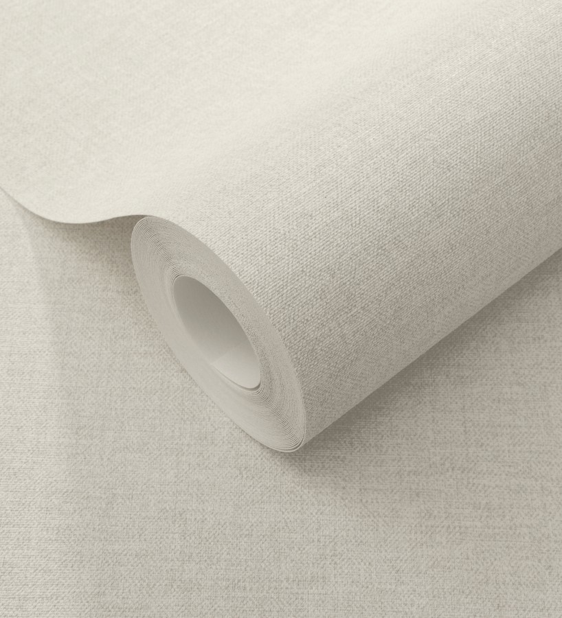 Papel pintado hilos de lino beige neutro  Andine Weave 685214