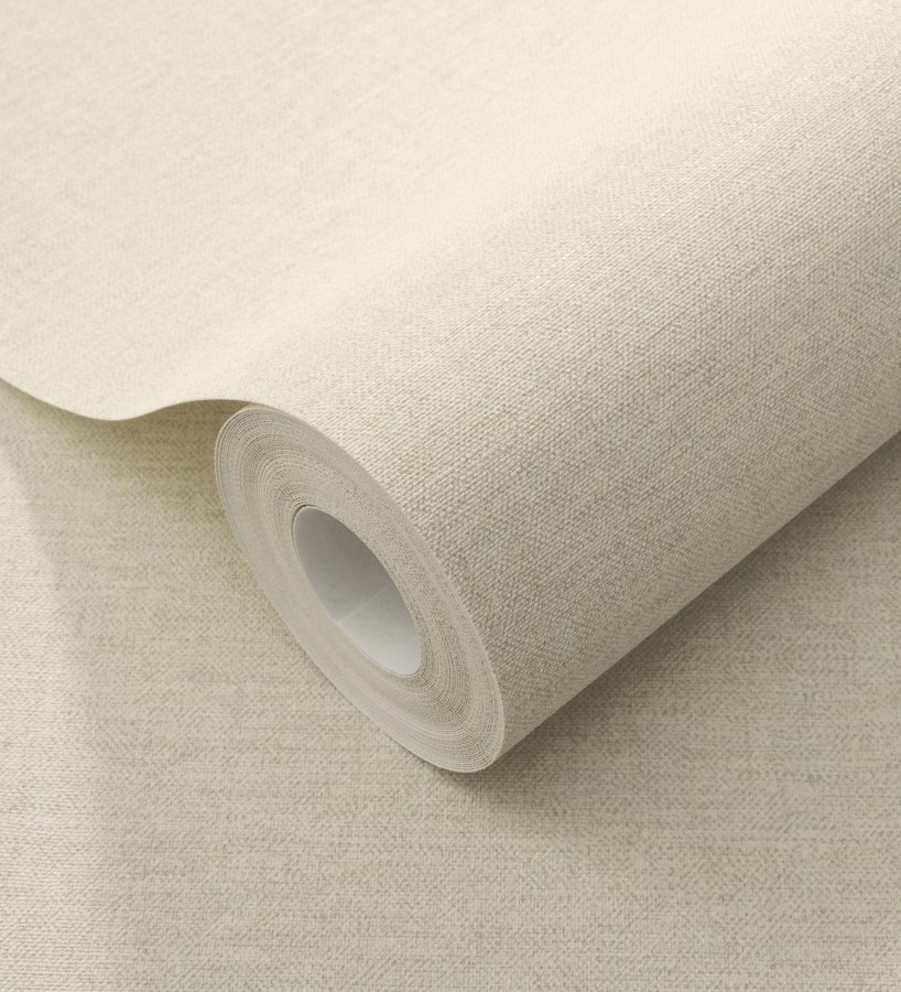 Papel pintado hilos de lino tonos beige  Andine Weave 685221