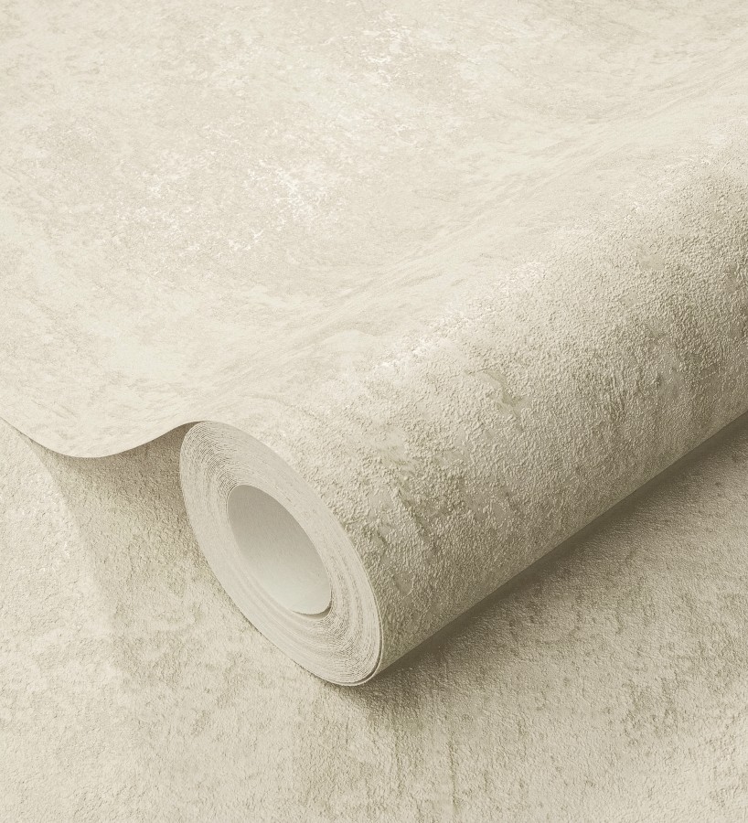 Papel pintado mineral pátina metálica tono arena mate   Calgary Steel 685224