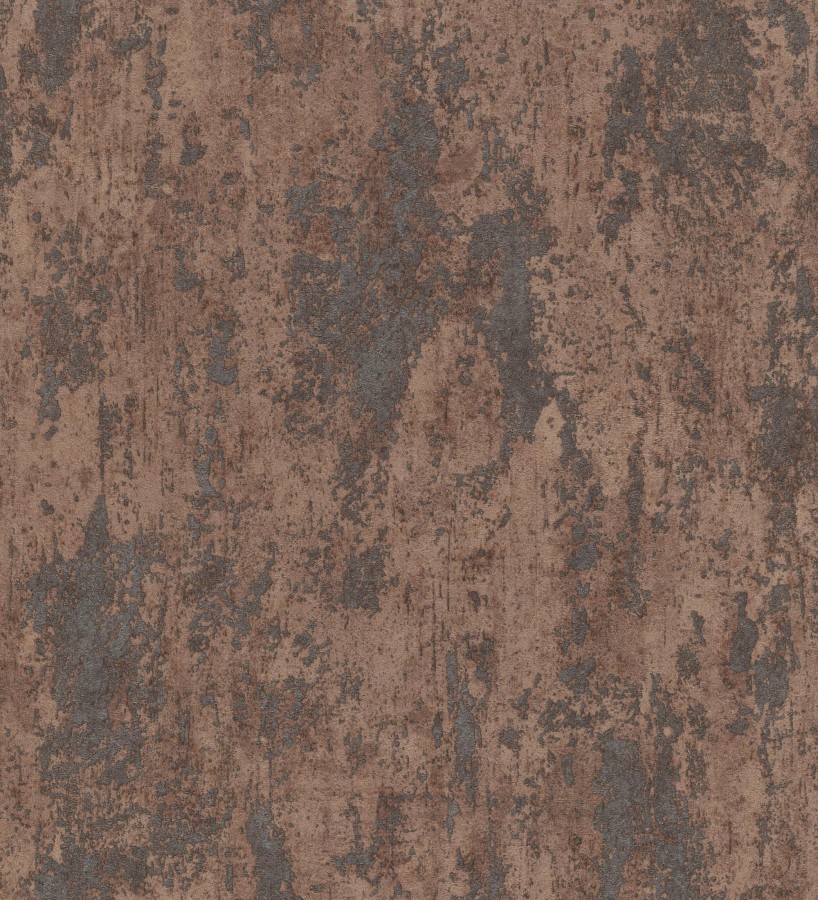 Papel pintado mineral pátina metálica cobre  Calgary Steel 685227