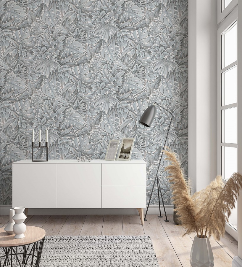 Papel pintado de plantas tropicales estilo tropical vintage  Soho Foliage 685236