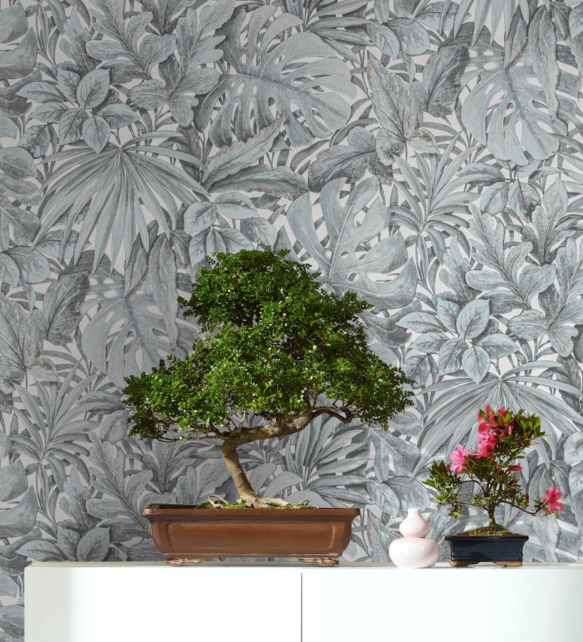 Papel pintado de plantas tropicales estilo tropical vintage  Soho Foliage 685236